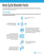 Urea cycle disorder downloadable facts PDF thumbnail