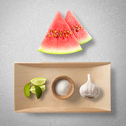 UCD recipe watermelon gazpacho ingredients image