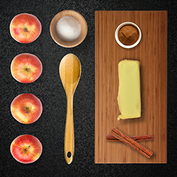 UCD recipe Apple Pie a La Mode ingredients image