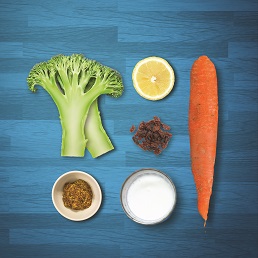 UCD recipe broccoli carrot slaw ingredients image