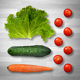 UCD recipe veggie salad wrap ingredients image