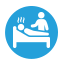 Sick day management icon